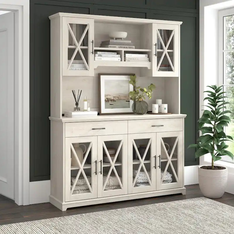 Buffet de cuisine Lennox 60W avec tiroirs par Bush Furniture