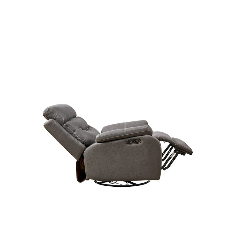 Fauteuil inclinable, pivotant et berçant motorisé, une place