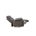 Fauteuil inclinable, pivotant et berçant motorisé, une place