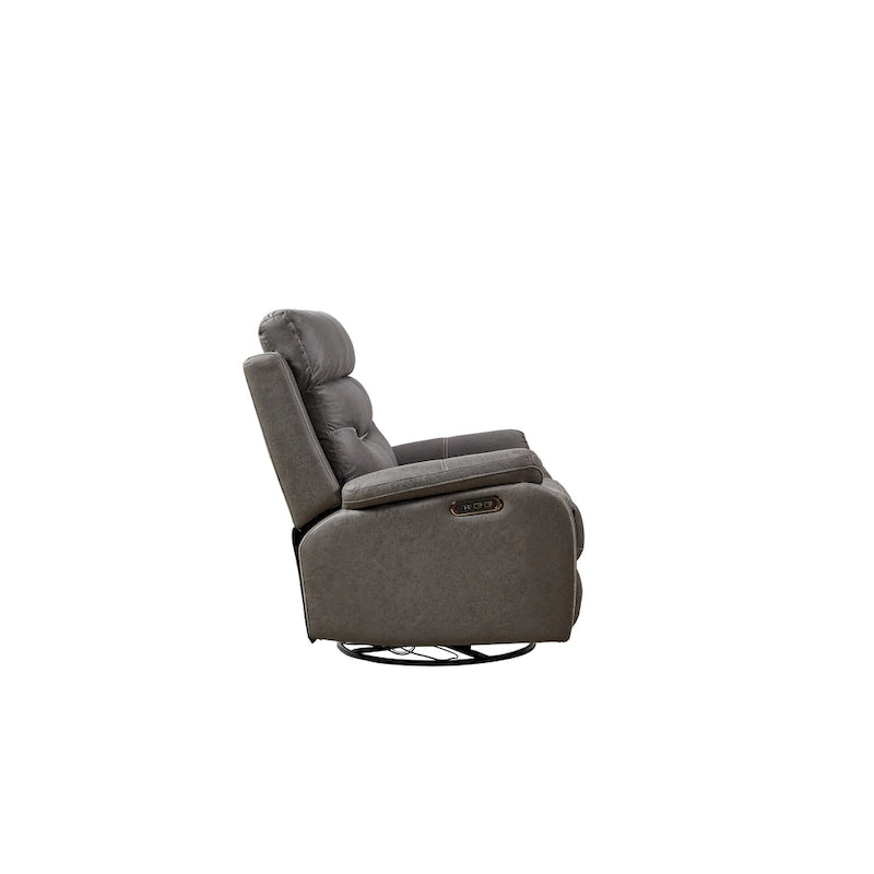 Fauteuil inclinable, pivotant et berçant motorisé, une place