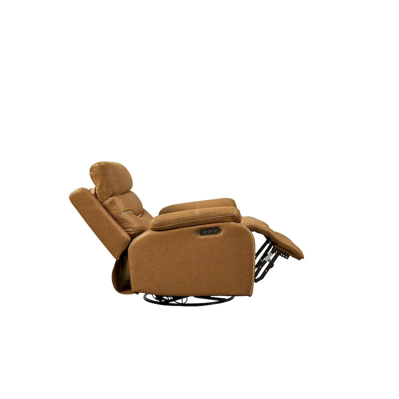 Fauteuil inclinable, pivotant et berçant motorisé, une place