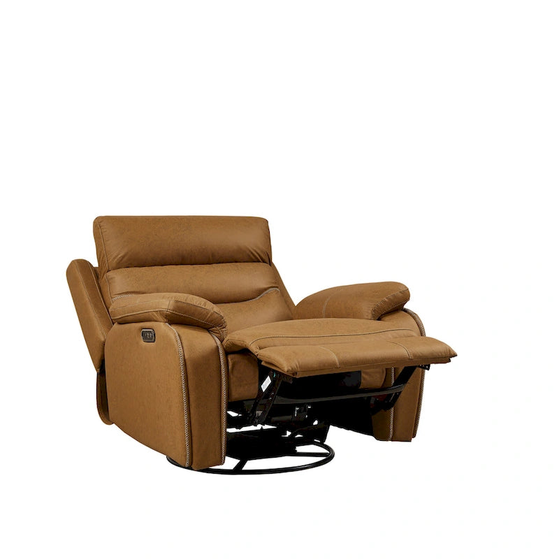 Fauteuil inclinable, pivotant et berçant motorisé, une place