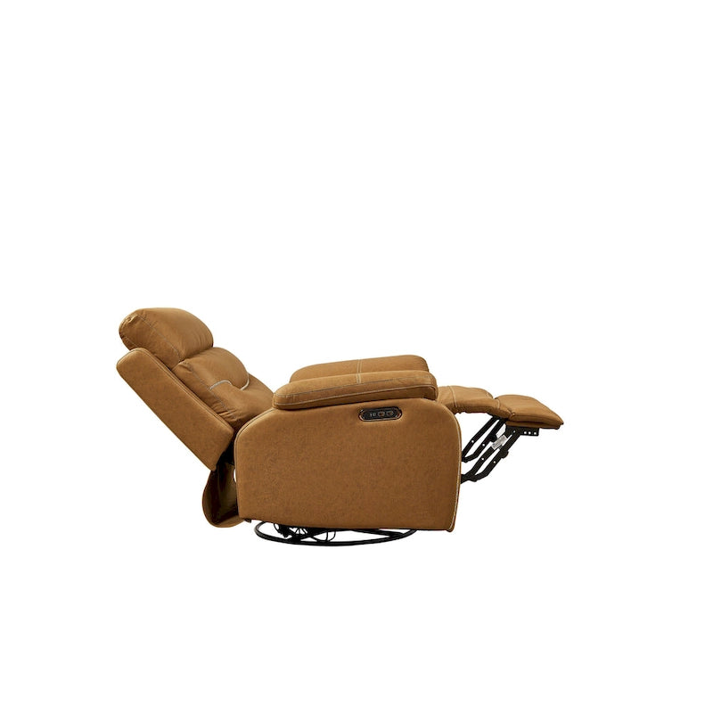 Fauteuil inclinable, pivotant et berçant motorisé, une place