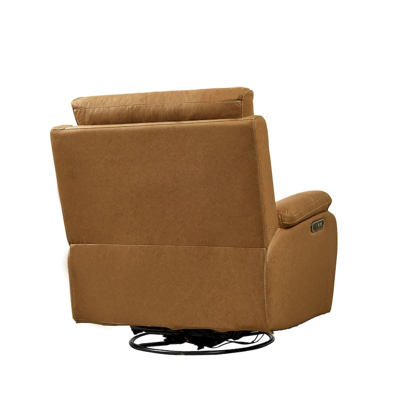Fauteuil inclinable, pivotant et berçant motorisé, une place