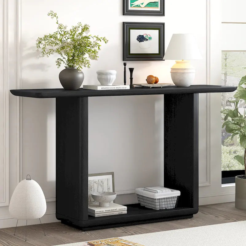 Christopher Knight Home - Console Élégante Minimaliste Mirod avec Coins Arrondis et Piètement en U