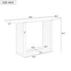 Christopher Knight Home - Console Élégante Minimaliste Mirod avec Coins Arrondis et Piètement en U