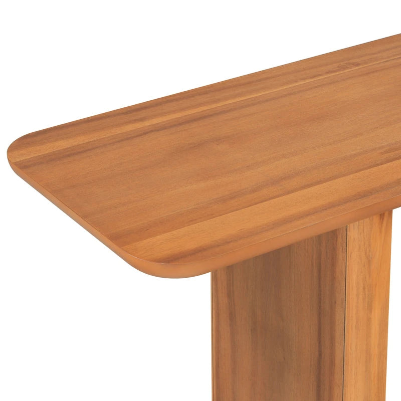Christopher Knight Home - Console Élégante Minimaliste Mirod avec Coins Arrondis et Piètement en U