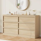 Commode 6 tiroirs pour chambre à coucher, organisateur de rangement moderne
