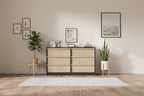 6 Drawer Dresser for Bedroom, Modern Dresser Organizer Storage Chest
