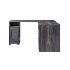 Bureau d'ordinateur en L Barlon Transitional de 59 pouces avec ports USB par Furniture of America