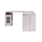 Bureau d'ordinateur en L Barlon Transitional de 59 pouces avec ports USB par Furniture of America
