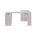 Bureau d'ordinateur en L Barlon Transitional de 59 pouces avec ports USB par Furniture of America