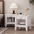 Table de chevet Foisy en similibois avec tiroir (lot de 2) par Christopher Knight Home