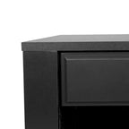 Table de chevet Foisy en similibois avec tiroir (lot de 2) par Christopher Knight Home