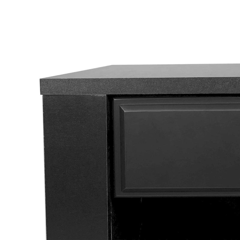 Table de chevet Foisy en similibois avec tiroir (lot de 2) par Christopher Knight Home