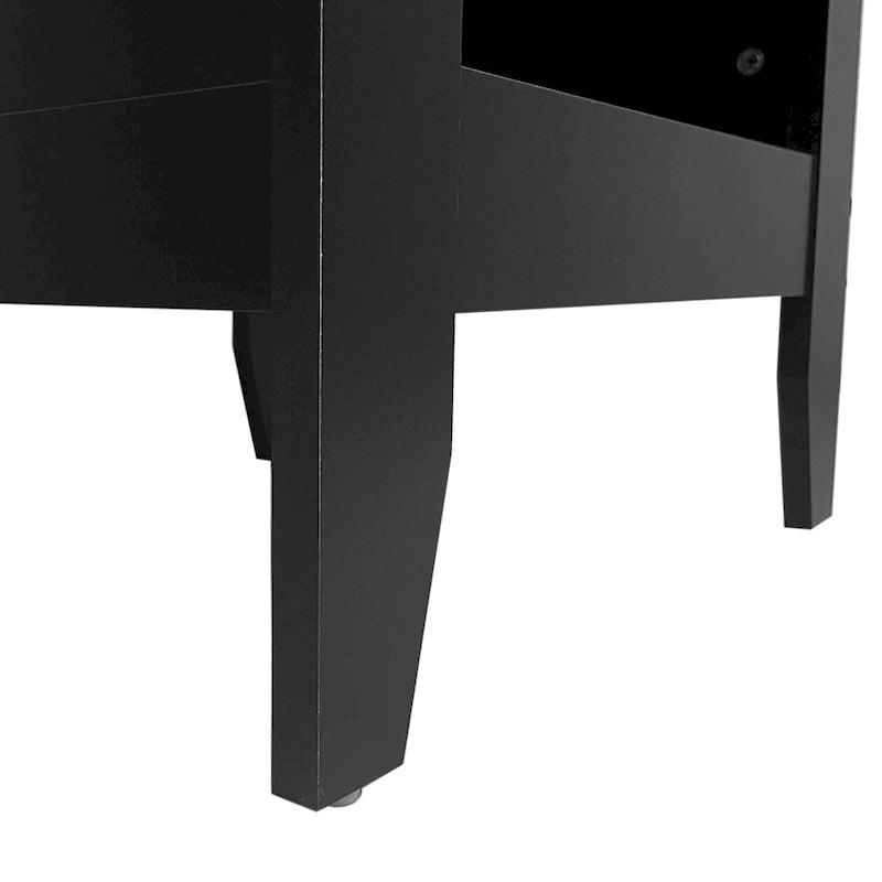 Table de chevet Foisy en similibois avec tiroir (lot de 2) par Christopher Knight Home