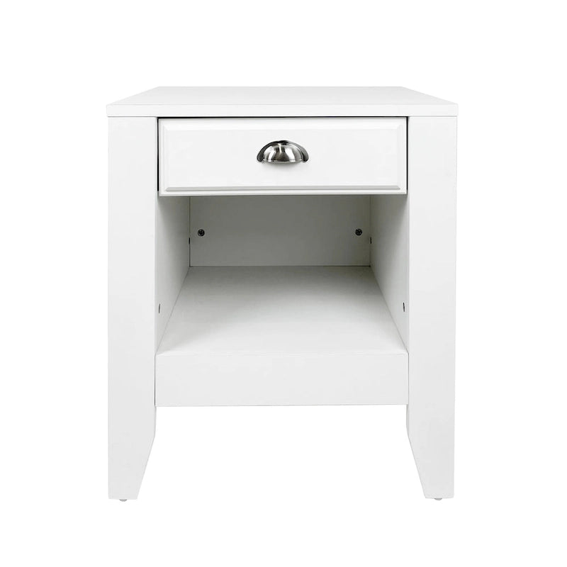 Table de chevet Foisy en similibois avec tiroir (lot de 2) par Christopher Knight Home