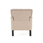 Fauteuil club en tissu à dossier capitonné Malone par Christopher Knight Home - 28,00 L x 29,50 l x 33,50 H