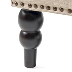 Fauteuil club en tissu à dossier capitonné Malone par Christopher Knight Home - 28,00 L x 29,50 l x 33,50 H