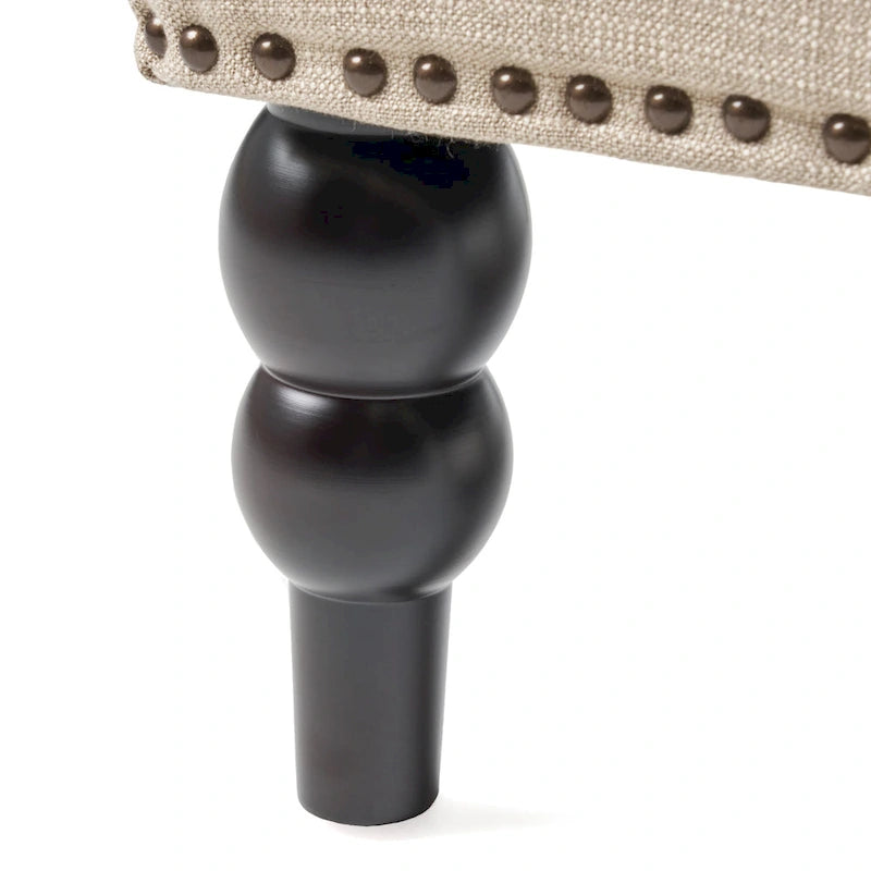 Fauteuil club en tissu à dossier capitonné Malone par Christopher Knight Home - 28,00 L x 29,50 l x 33,50 H