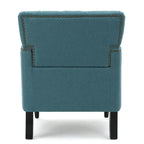Fauteuil club en tissu à dossier capitonné Malone par Christopher Knight Home - 28,00 L x 29,50 l x 33,50 H