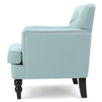 Fauteuil club en tissu à dossier capitonné Malone par Christopher Knight Home - 28,00 L x 29,50 l x 33,50 H