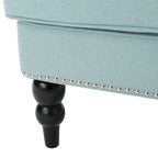 Fauteuil club en tissu à dossier capitonné Malone par Christopher Knight Home - 28,00 L x 29,50 l x 33,50 H
