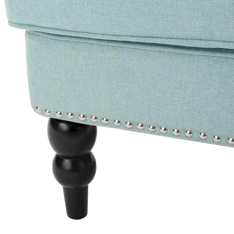 Fauteuil club en tissu à dossier capitonné Malone par Christopher Knight Home - 28,00 L x 29,50 l x 33,50 H