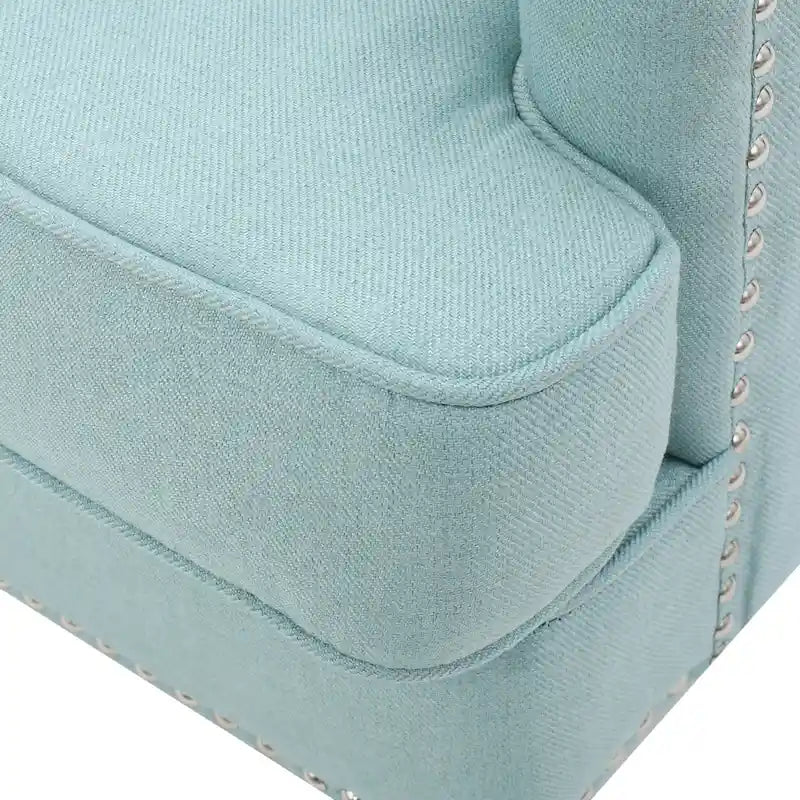 Fauteuil club en tissu à dossier capitonné Malone par Christopher Knight Home - 28,00 L x 29,50 l x 33,50 H
