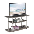 Meuble TV large à 3 niveaux Designs2Go No Tools de Convenience Concepts