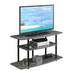 Meuble TV large à 3 niveaux Designs2Go No Tools de Convenience Concepts