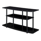 Meuble TV large à 3 niveaux Designs2Go No Tools de Convenience Concepts