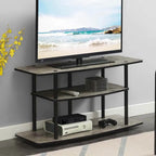 Meuble TV large à 3 niveaux Designs2Go No Tools de Convenience Concepts