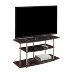 Meuble TV large à 3 niveaux Designs2Go No Tools de Convenience Concepts