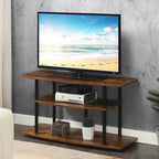 Meuble TV large à 3 niveaux Designs2Go No Tools de Convenience Concepts