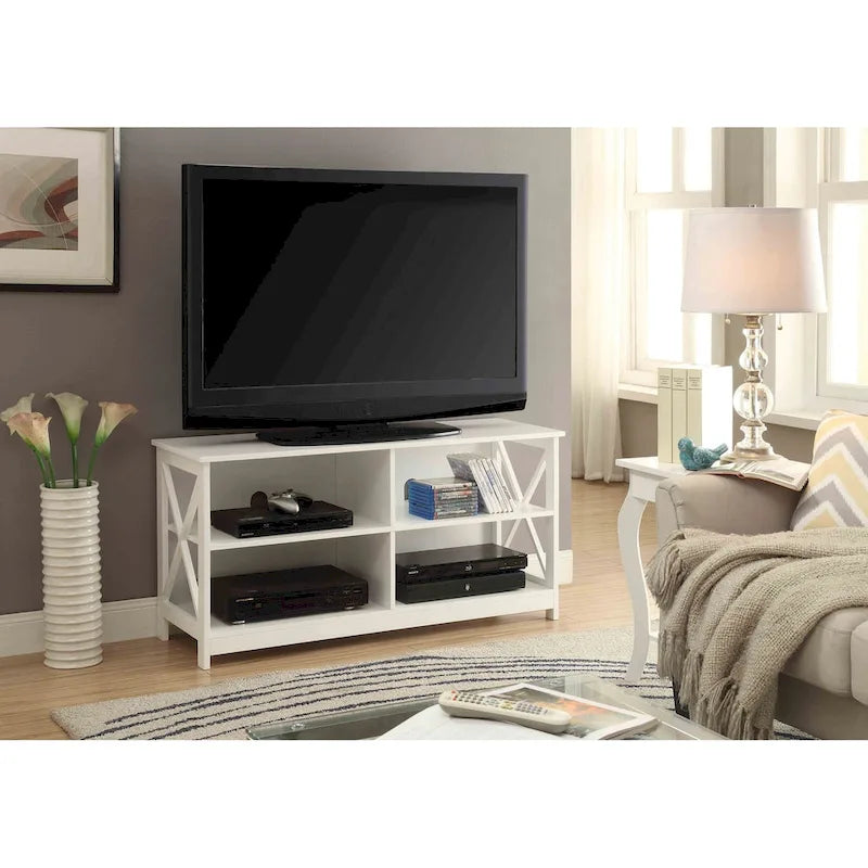 Meuble TV Oxford 55 pouces avec étagères de Convenience Concepts