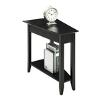 Table d'appoint d'angle American Heritage avec étagère de Convenience Concepts
