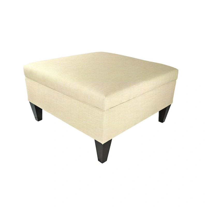 MJL Furniture Manhattan Allure Table basse capitonnée de rangement