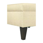 MJL Furniture Manhattan Allure Table basse capitonnée de rangement