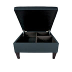 MJL Furniture Manhattan Allure Table basse capitonnée de rangement