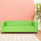Canapé 3 places Mid-Century Modern – Similicuir, plusieurs coloris