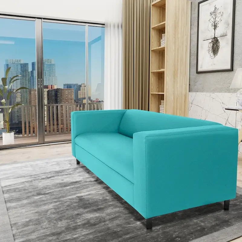 Canapé 3 places Mid-Century Modern – Similicuir, plusieurs coloris