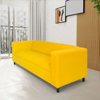 Canapé 3 places Mid-Century Modern – Similicuir, plusieurs coloris