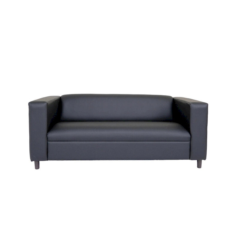 Canapé 3 places Mid-Century Modern – Similicuir, plusieurs coloris