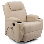 Fauteuil Inclinable de Massage Homall, Tissu, Pivotant, pour Salon