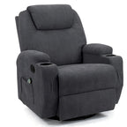 Fauteuil Inclinable de Massage Homall, Tissu, Pivotant, pour Salon