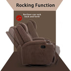 Fauteuil Inclinable de Massage Homall, Tissu, Pivotant, pour Salon