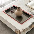 Table basse carrée JASIWAY de luxe léger en pierre frittée