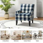 Fauteuil campagnard français – Multicolore, clous décoratifs, siège unique