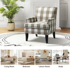 Fauteuil campagnard français – Multicolore, clous décoratifs, siège unique